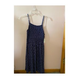 Polka Dot Navy Sun Dress
